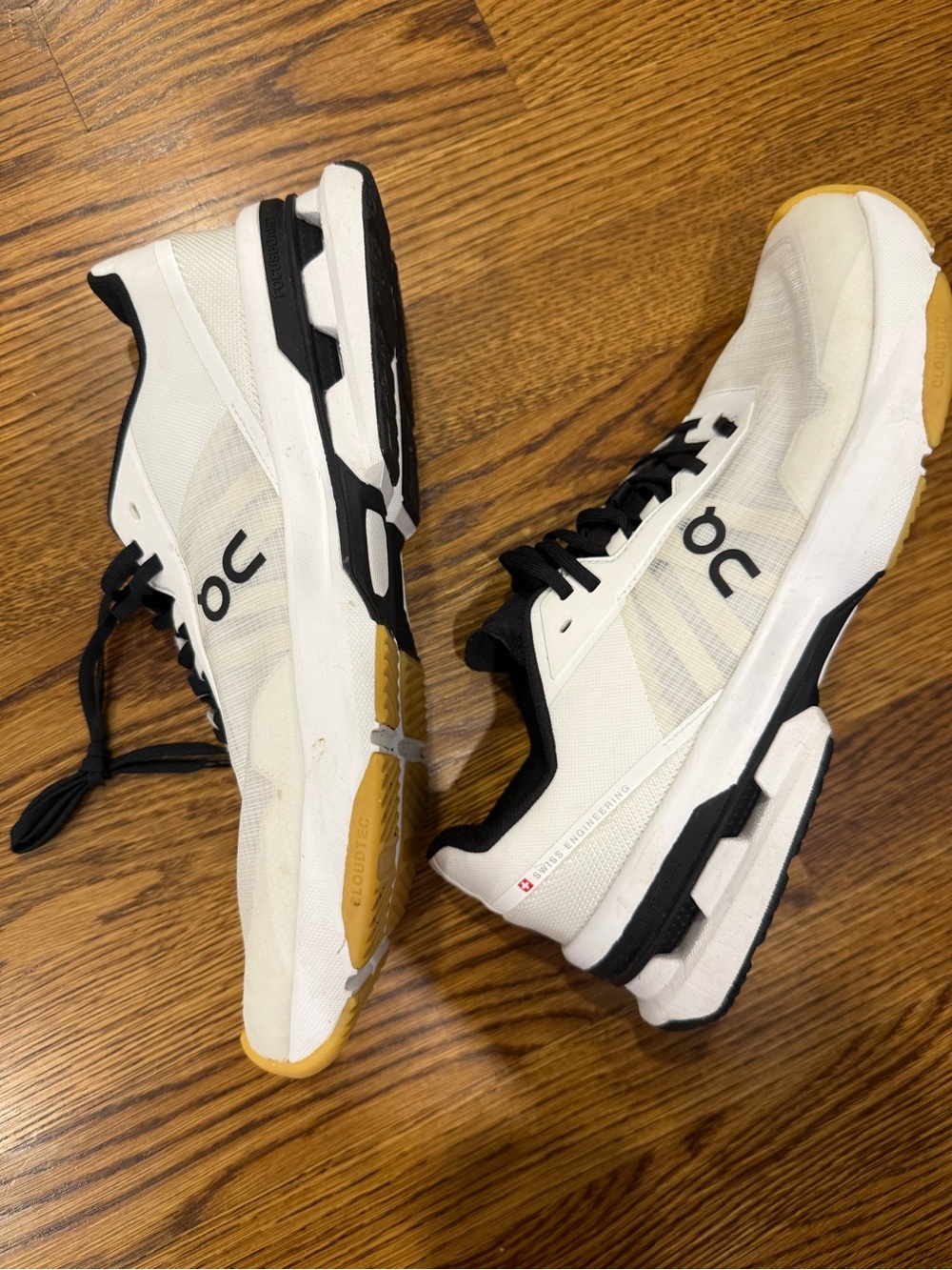 On Running Cloudnova Men's Sneakers in White, Black & Gum
